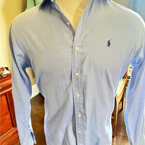 Polo by Ralph Lauren Men's Sky Blue Dress Shirt